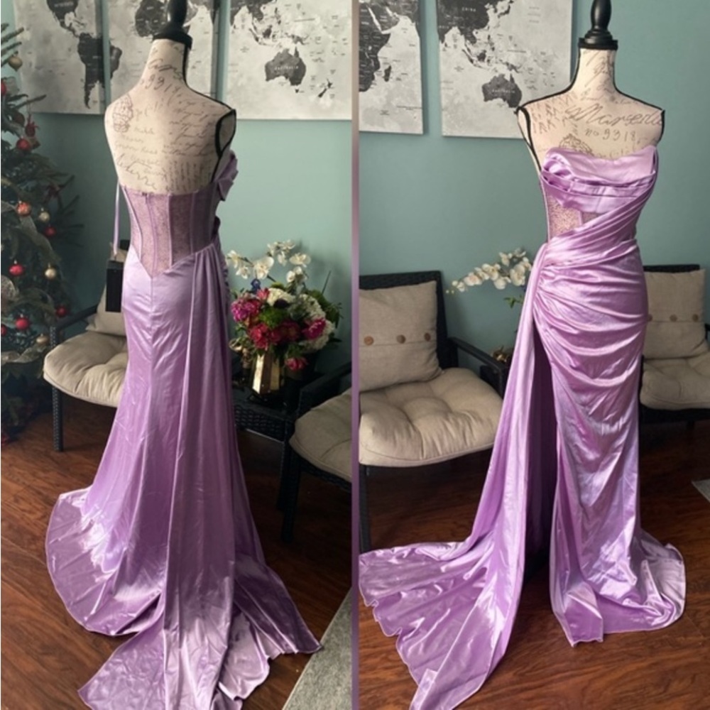 Purple prom dress size 6